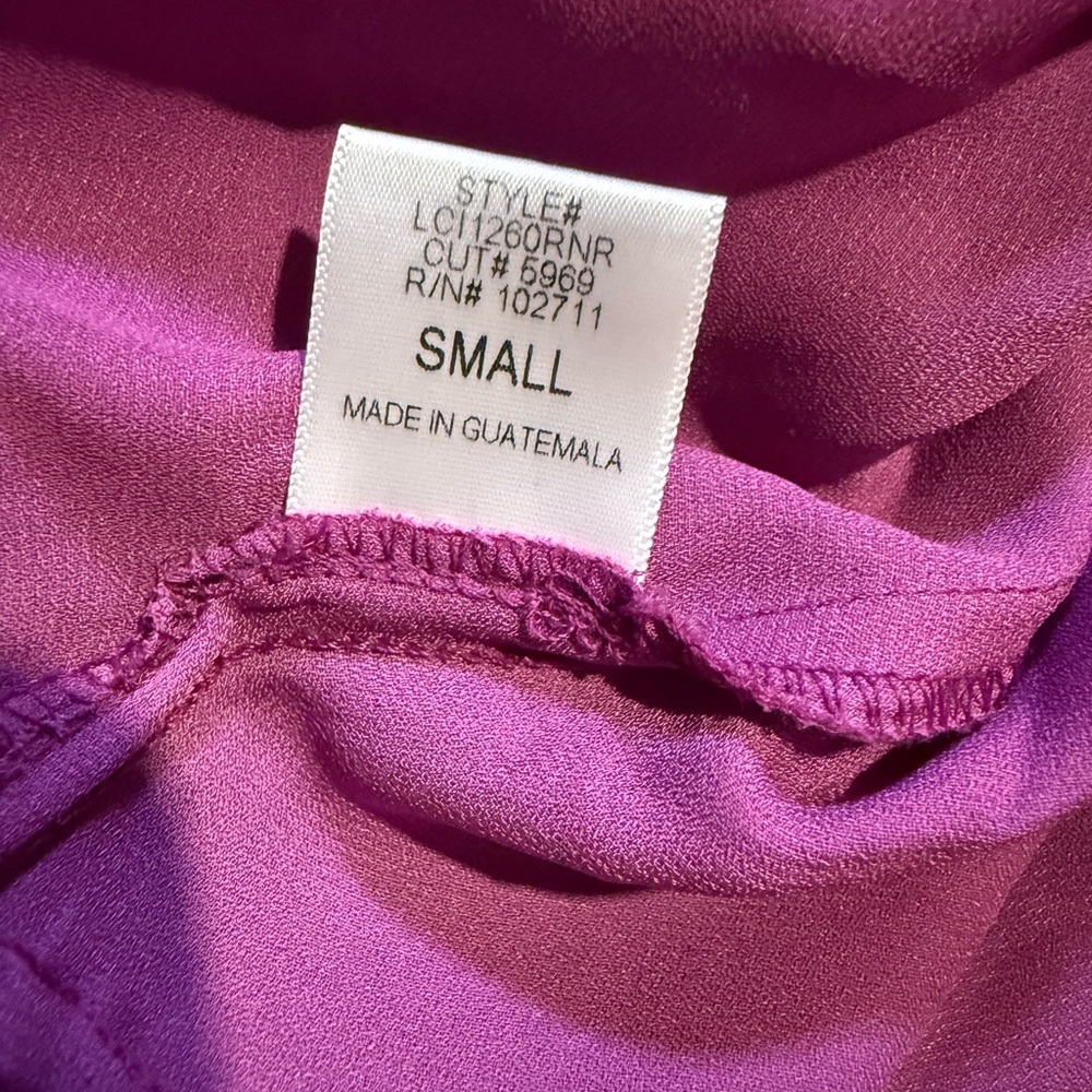 Harlowe & Graham Cropped Blouse - Picture 6 of 7